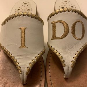 “I Do” jack rogers, size 8